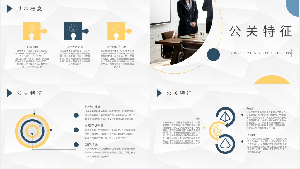 公司公共关系实务PPT模板