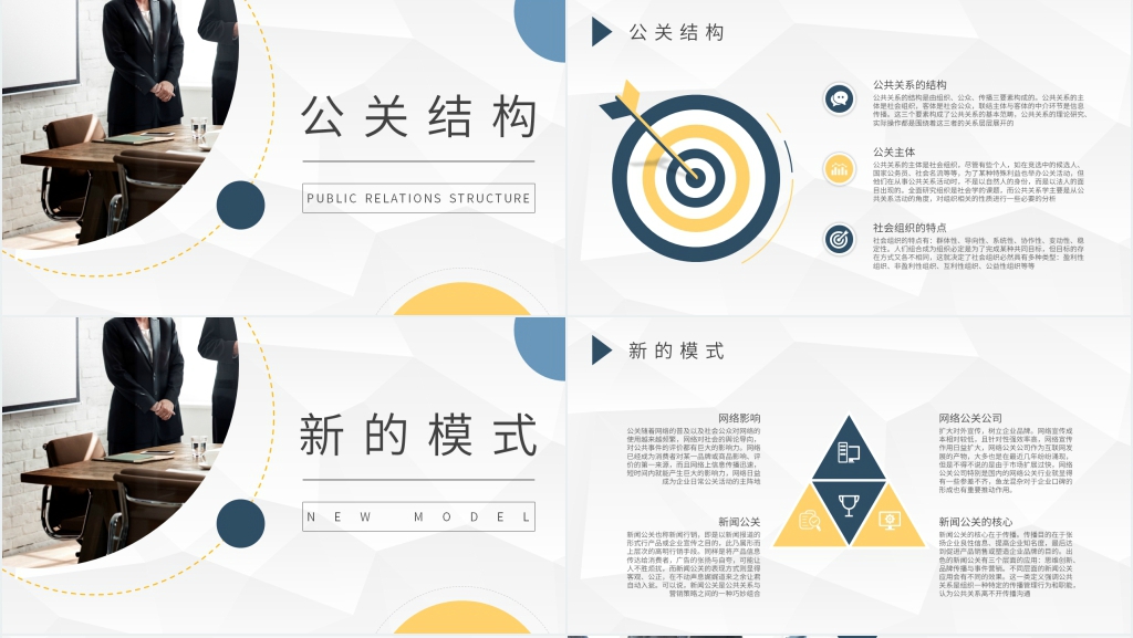 公司公共关系实务PPT模板