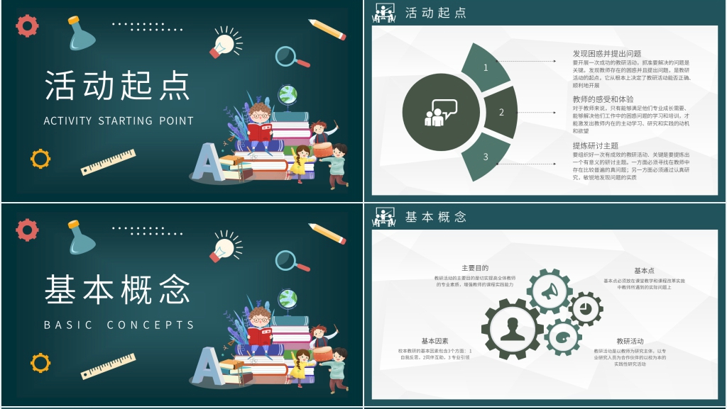 教研组活动记录PPT模板