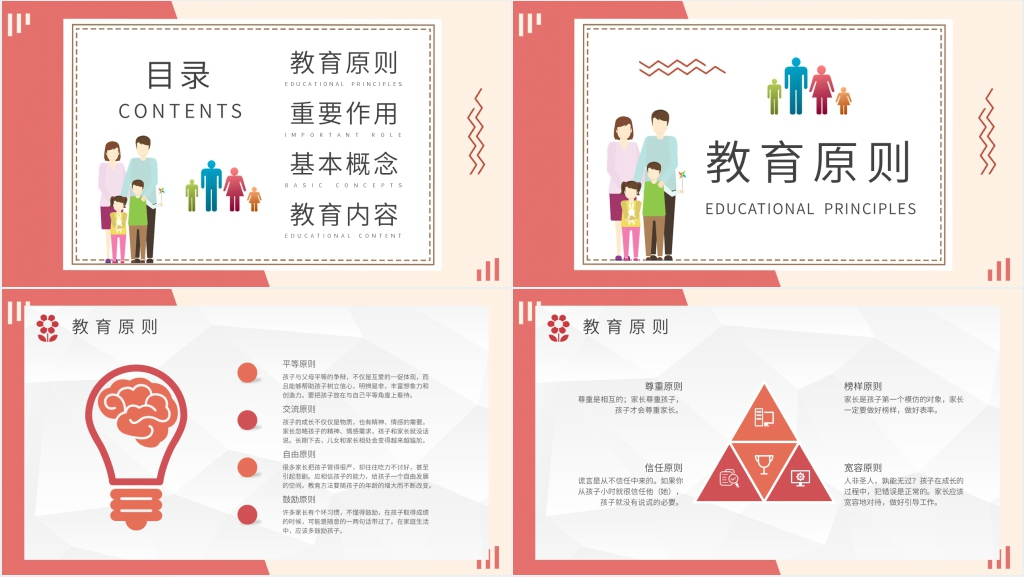 家庭教育的重要性PPT 家庭教育的重要性PPT