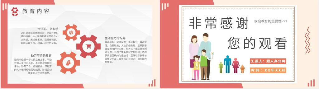 家庭教育的重要性PPT 家庭教育的重要性PPT