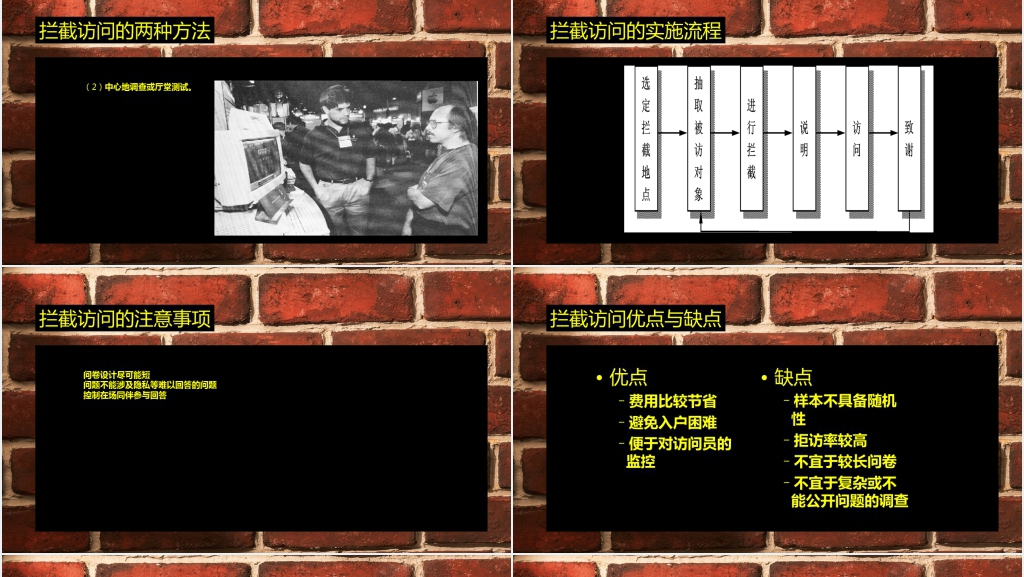 精美背景市场分析调查的基本方法PPT模板