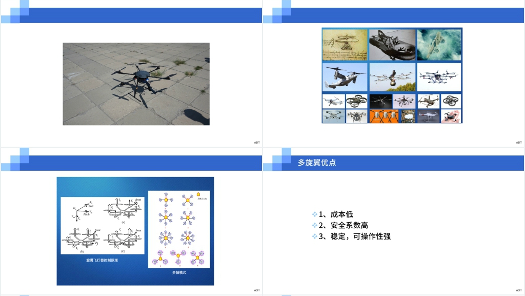 多轴旋翼无人机培训教程PPT模板 多轴旋翼无人机培训教程PPT模板