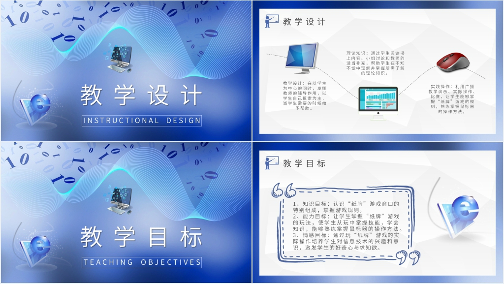 信息技术化教学设计PPT 信息技术化教学设计PPT