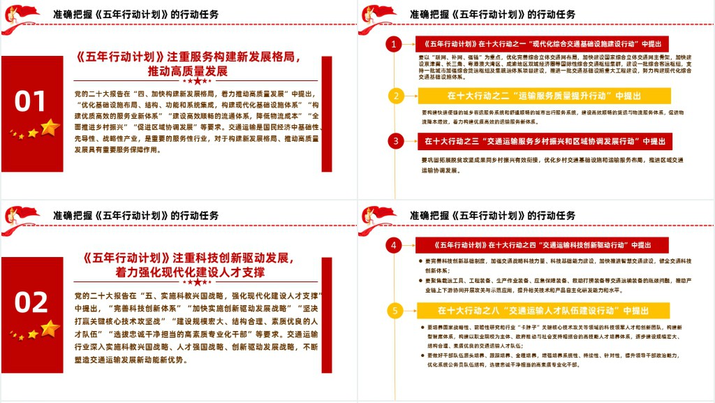 加快建设交通强国五年行动计划解读PPT党课 加快建设交通强国五年行动计划解读PPT党课