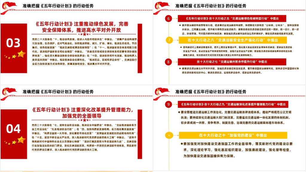 加快建设交通强国五年行动计划解读PPT党课 加快建设交通强国五年行动计划解读PPT党课