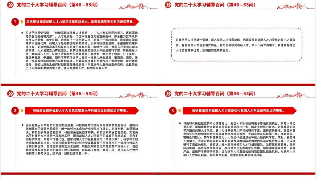 党二十大报告学习辅导百问（第46—53问）关于中国式现代化PPT党课