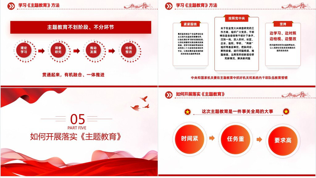 扎实抓好主题教育新时代中国特色社会主义思想PPT党课 扎实抓好主题教育新时代中国特色社会主义思想PPT党课
