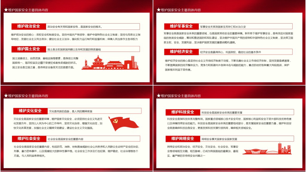 国家安全教育日增强全民国家安全意识PPT党课 国家安全教育日增强全民国家安全意识PPT党课