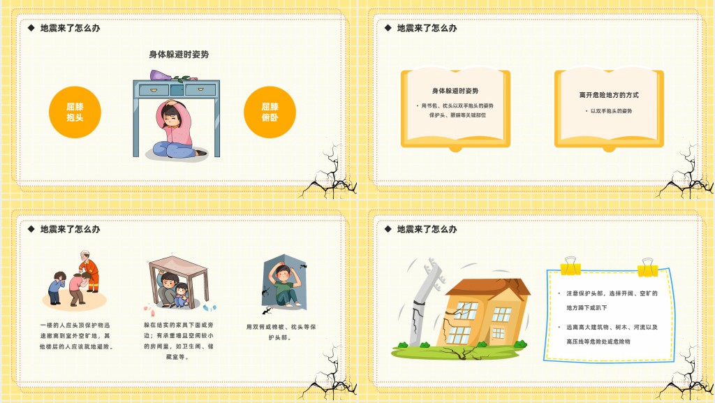 四年级减震减灾班会教案PPT课件 四年级减震减灾班会教案PPT课件