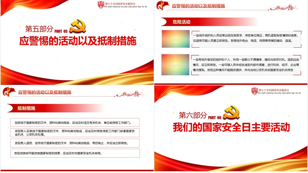 国家安全人人有责PPT党课 国家安全人人有责PPT党课