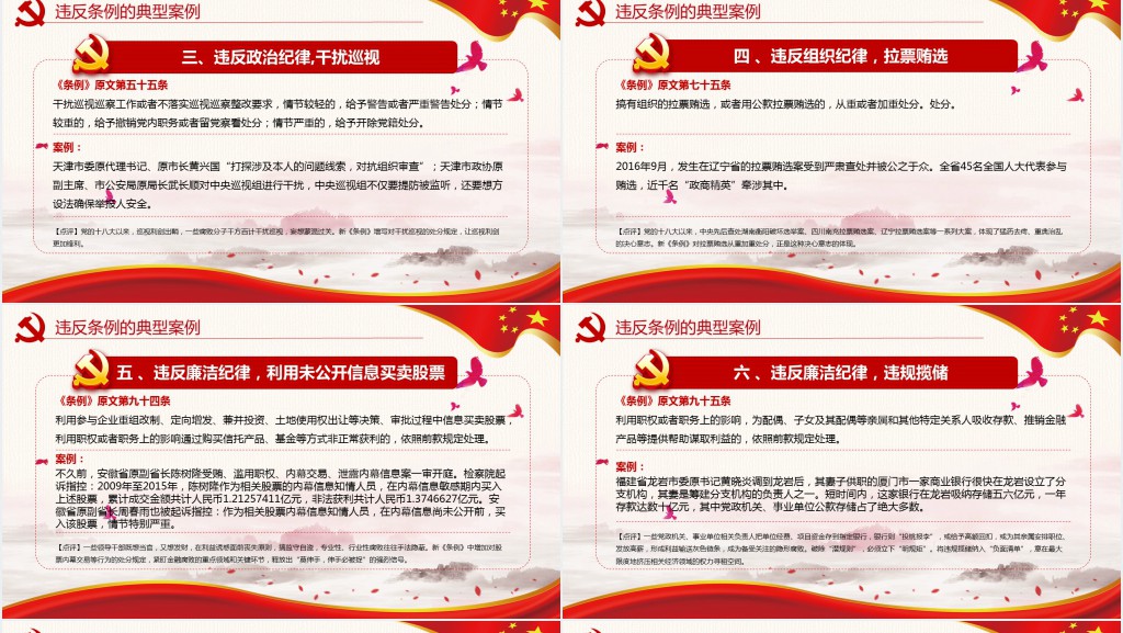中国共产党纪律处分条例党课党员学习解读宣传PPT党课 中国共产党纪律处分条例党课党员学习解读宣传PPT党课