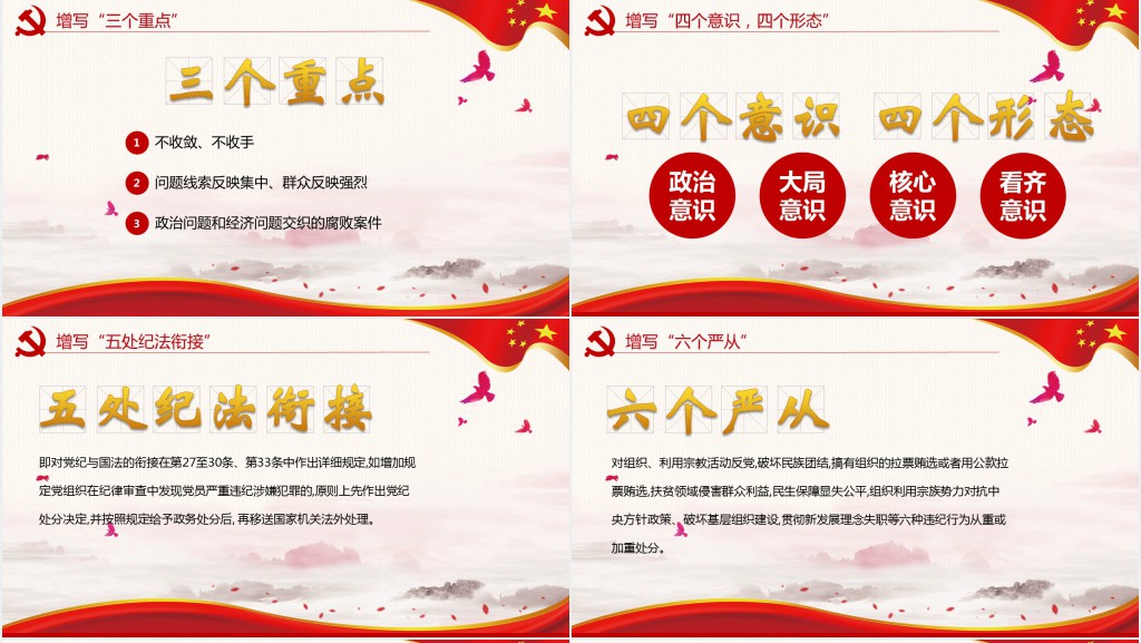 中国共产党纪律处分条例党课党员学习解读宣传PPT党课 中国共产党纪律处分条例党课党员学习解读宣传PPT党课