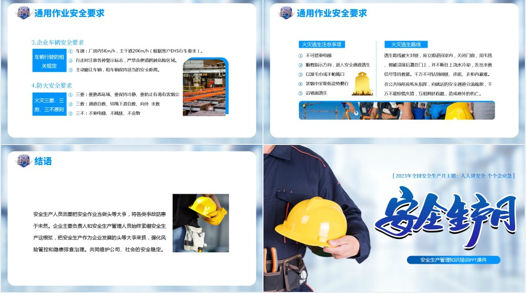 2023安全生产月管理知识培训PPT课件 2023安全生产月管理知识培训PPT课件
