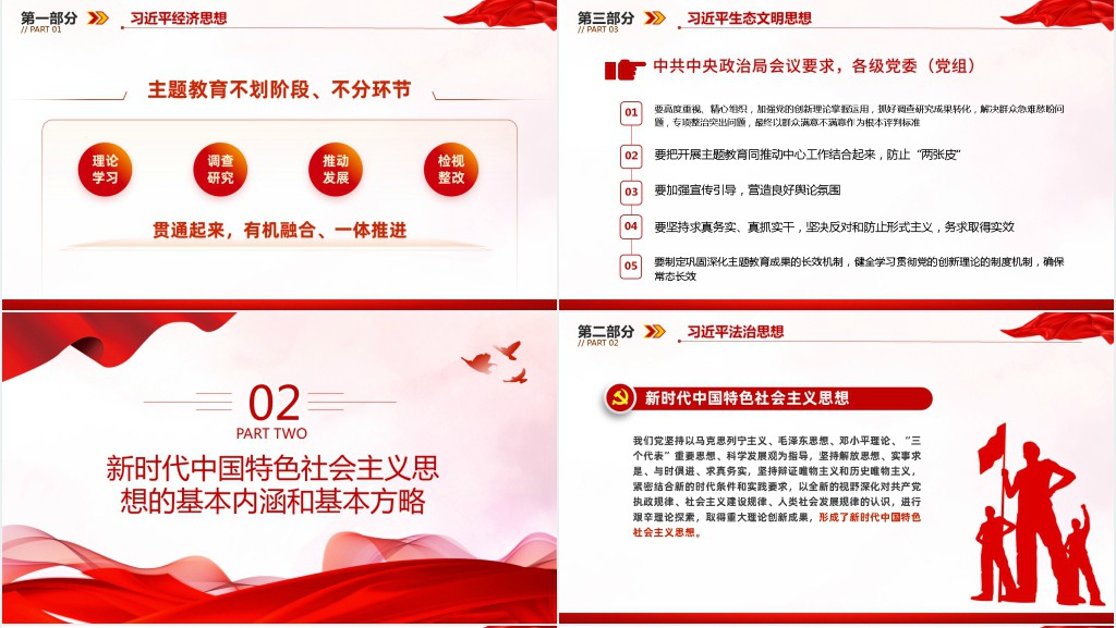新时代中国特色社会主义思想主题教育如何开展PPT党课 新时代中国特色社会主义思想主题教育如何开展PPT党课