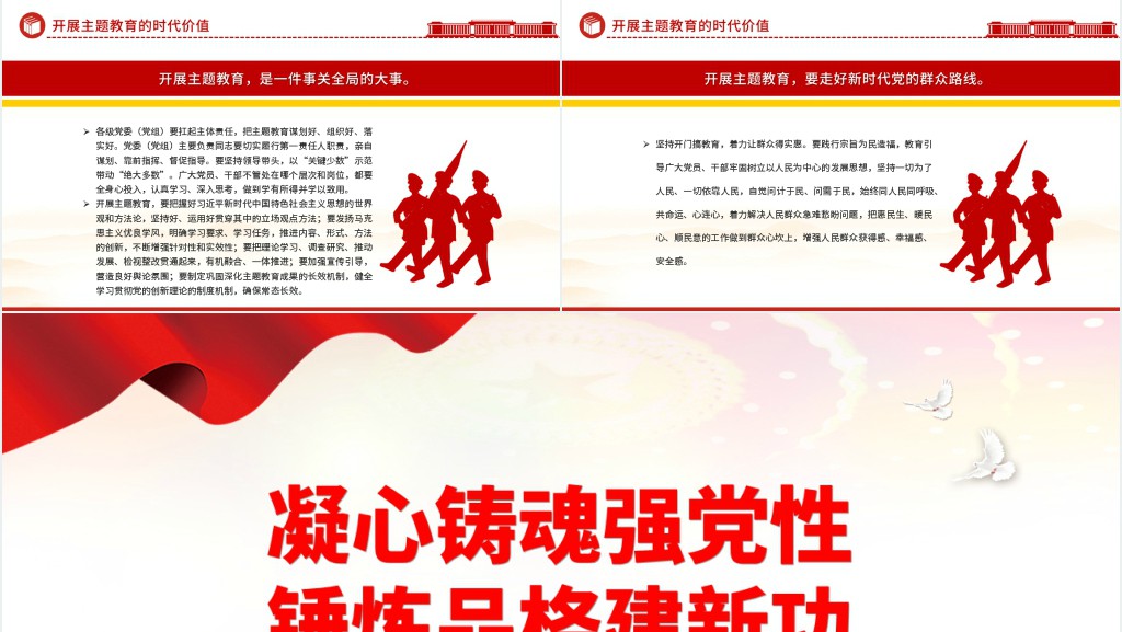 凝心铸魂强党性锤炼品格建新功PPT党课 凝心铸魂强党性锤炼品格建新功PPT党课