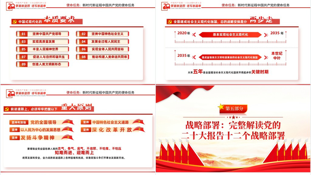 奋力夺取全面建设社会主义现代化国家新胜利PPT党课 奋力夺取全面建设社会主义现代化国家新胜利PPT党课