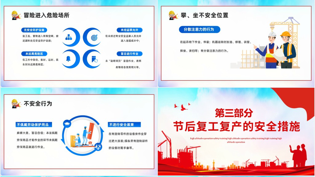 节后开复工安全生产培训PPT课件 节后开复工安全生产培训PPT课件