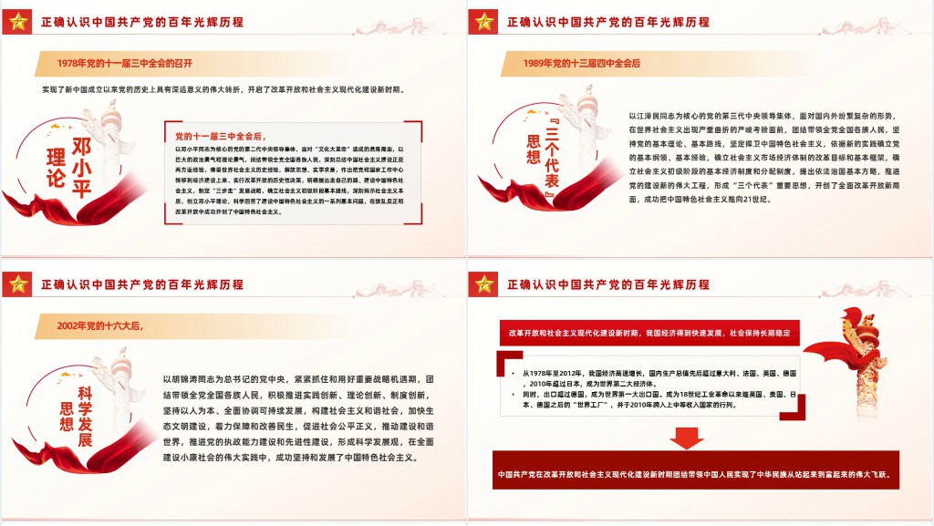 学好百年党史凝聚奋进力量PPT党课 学好百年党史凝聚奋进力量PPT党课