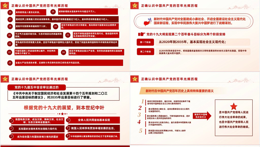 学好百年党史凝聚奋进力量PPT党课 学好百年党史凝聚奋进力量PPT党课