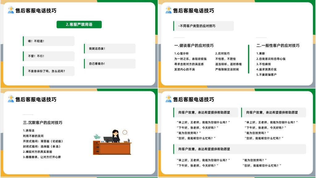 客服售后话术和技巧培训PPT课件 客服售后话术和技巧培训PPT课件