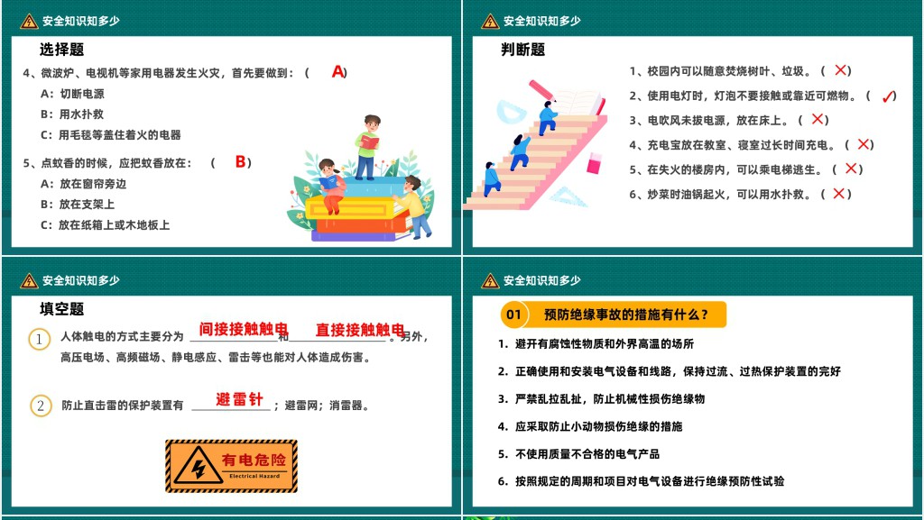 冬季安全用电防火知识PPT课件