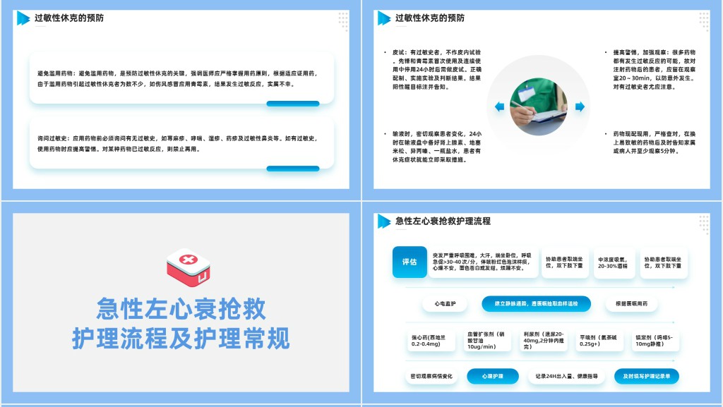 危重患者护理常规与抢救流程PPT模板 危重患者护理常规与抢救流程PPT模板