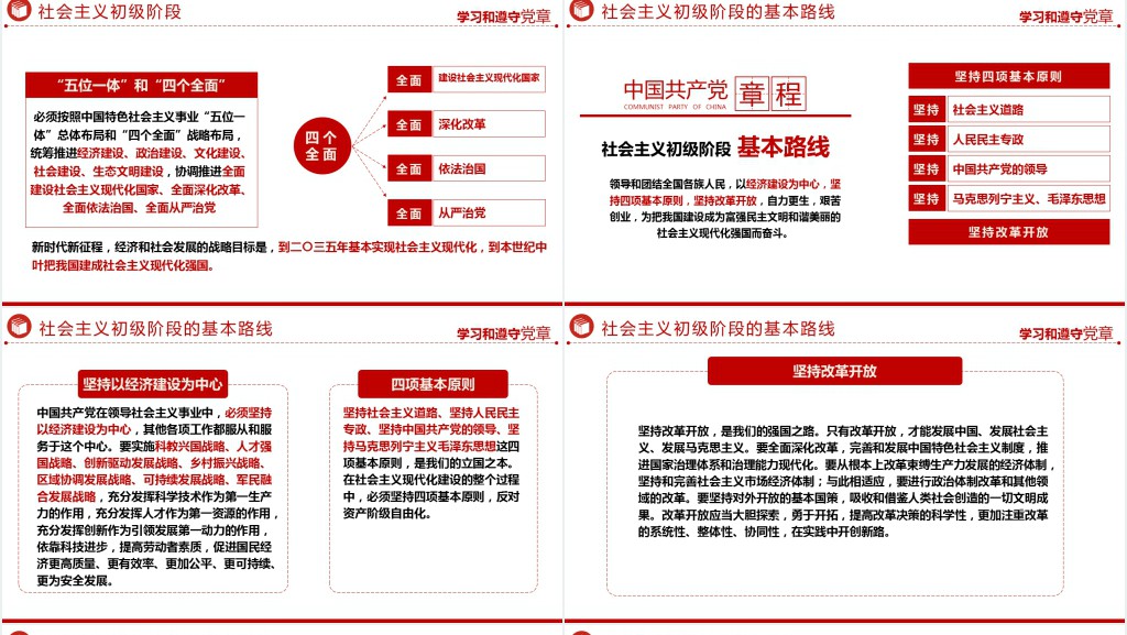 党章发展历程及新党章全文党员学习PPT党课 党章发展历程及新党章全文党员学习PPT党课