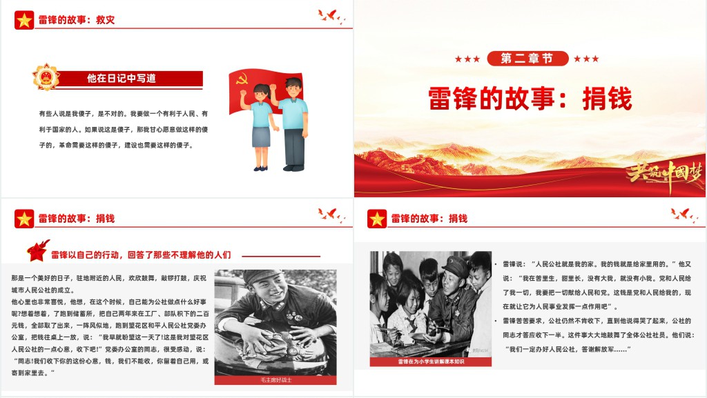 弘扬雷锋精神学习雷锋纪念日主题班会PPT课件 弘扬雷锋精神学习雷锋纪念日主题班会PPT课件