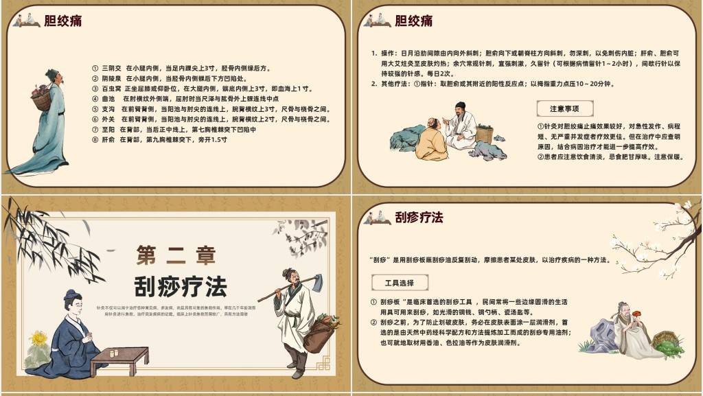 中医常用急救技术PPT中国风传统中医急救技术培训宣传课件