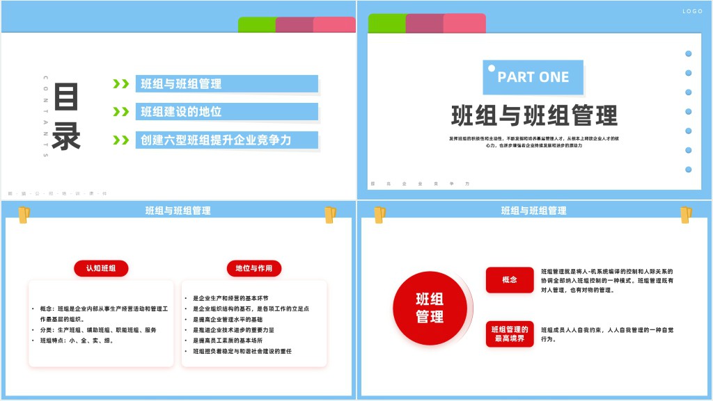 创建六型班组提高企业竞争力PPT商务风提高企业竞争力课件