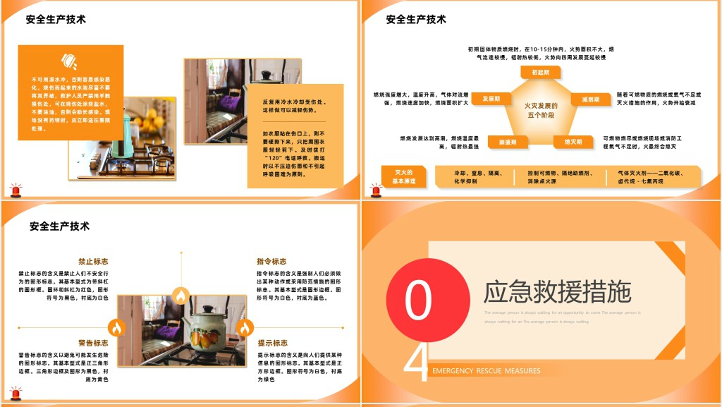 简约风燃气安全使用培训知识PPT模板