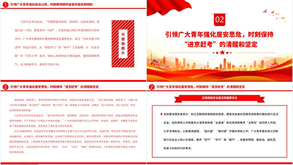 以“三个务必”引领新时代青年担当作为PPT党课 以“三个务必”引领新时代青年担当作为PPT党课