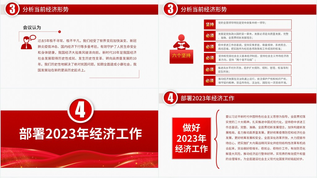 经济工作怎么干定调经济工作PPT模板 经济工作怎么干定调经济工作PPT模板