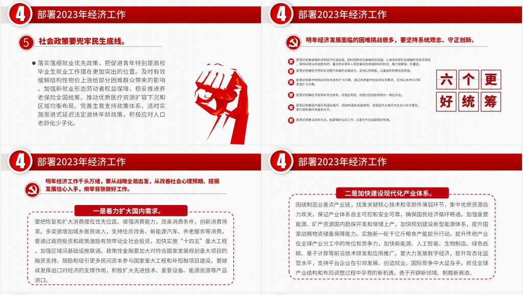 经济工作怎么干定调经济工作PPT模板 经济工作怎么干定调经济工作PPT模板