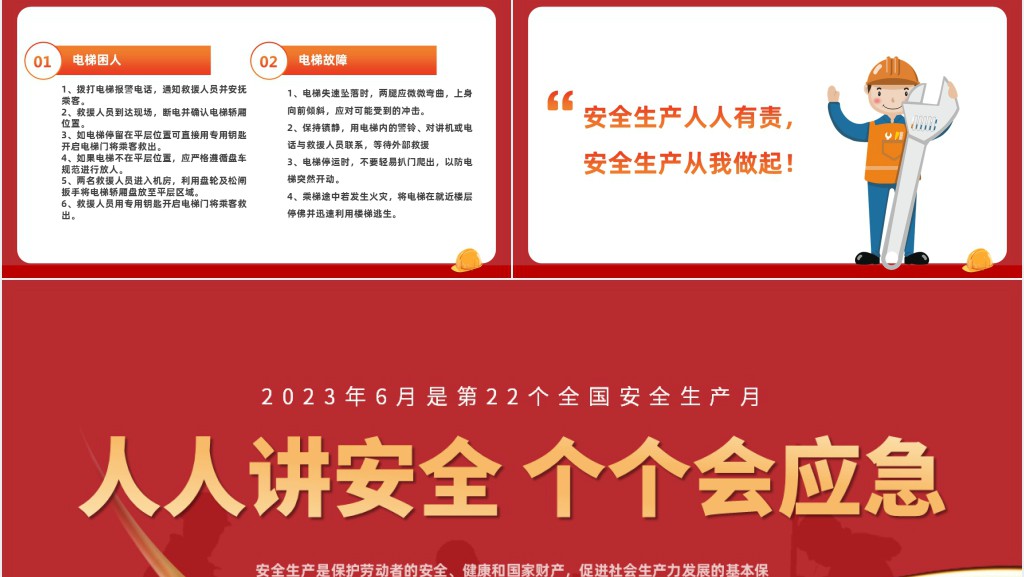 人人讲安全个个会应急安全生产宣传PPT党课 人人讲安全个个会应急安全生产宣传PPT党课