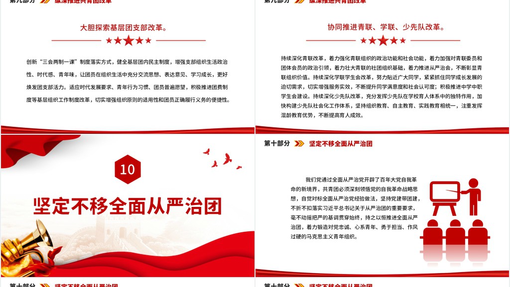 中国共产主义青年团第十九次全国代表大会报告全文PPT课件 中国共产主义青年团第十九次全国代表大会报告全文PPT课件