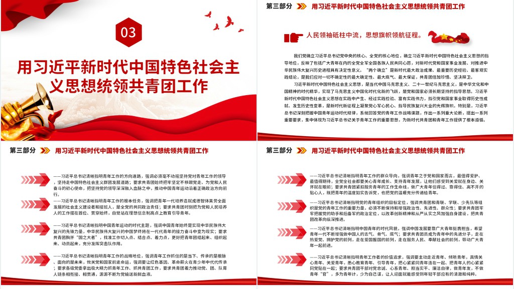 中国共产主义青年团第十九次全国代表大会报告全文PPT课件 中国共产主义青年团第十九次全国代表大会报告全文PPT课件