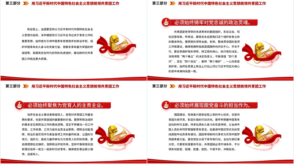 中国共产主义青年团第十九次全国代表大会报告全文PPT课件 中国共产主义青年团第十九次全国代表大会报告全文PPT课件