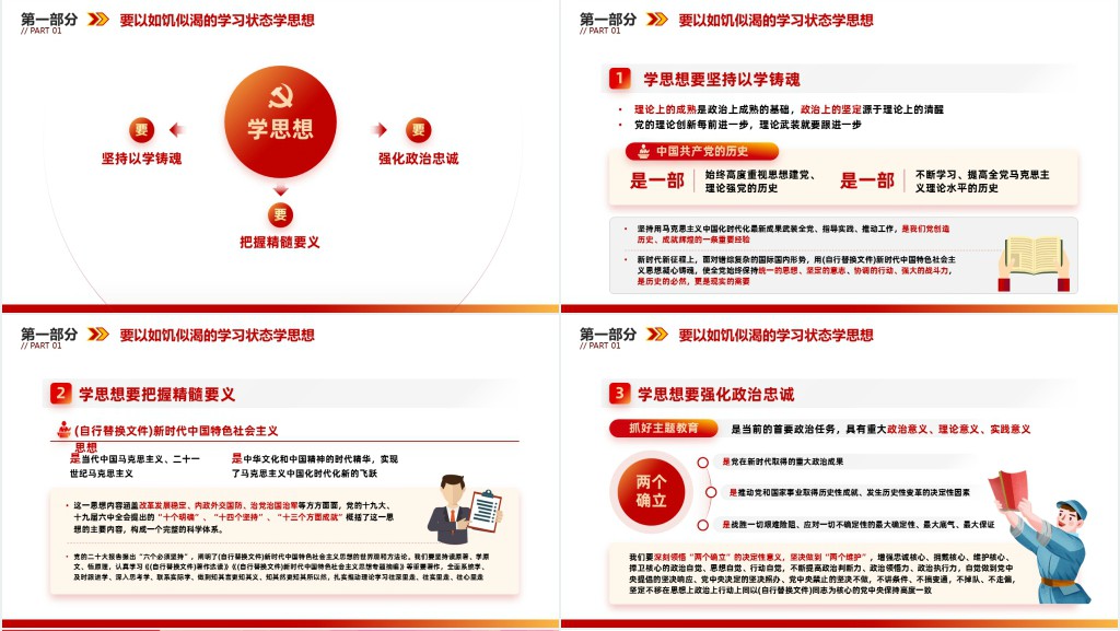 学思想强党性重实践建新功PPT党课 学思想强党性重实践建新功PPT党课