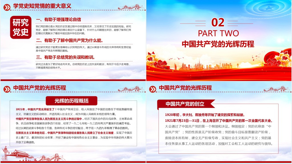 学党史知党情跟党走建党102周年党史学习教育七一建党节PPT党课 学党史知党情跟党走建党102周年党史学习教育七一建党节PPT党课