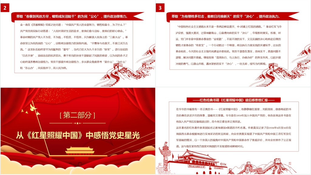 从苦难辉煌中萃取三心提升政治三力PPT党课 从苦难辉煌中萃取三心提升政治三力PPT党课