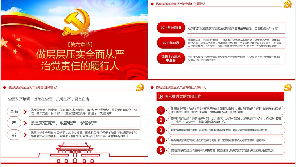 强化政治机关意识走好第一方阵全面从严治党党员干部PPT党课 强化政治机关意识走好第一方阵全面从严治党党员干部PPT党课