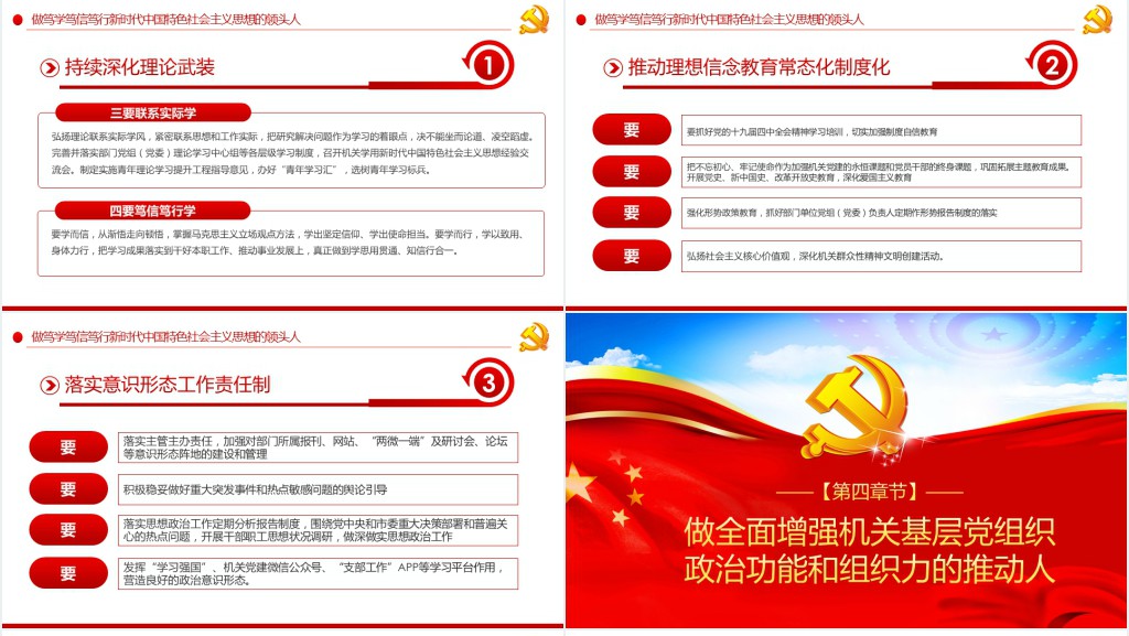 强化政治机关意识走好第一方阵全面从严治党党员干部PPT党课 强化政治机关意识走好第一方阵全面从严治党党员干部PPT党课