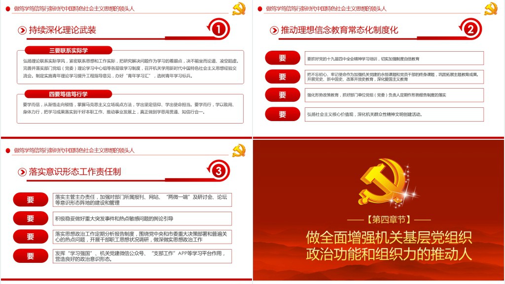 党委(党组)强化政治机关意识走好第一方阵落实全面从严治党主体责任规定专题PPT党课 党委(党组)强化政治机关意识走好第一方阵落实全面从严治党主体责任规定专题PPT党课