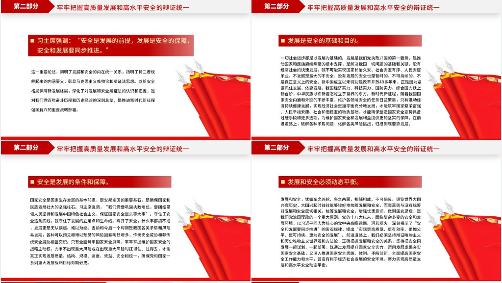 以新安全格局保障新发展格局PPT党课 以新安全格局保障新发展格局PPT党课