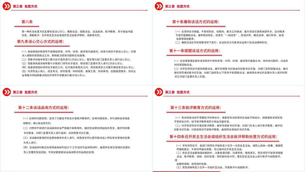 关于运用监督执纪“第一种形态”的实施办法专题PPT党课 关于运用监督执纪“第一种形态”的实施办法专题PPT党课