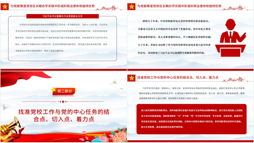 担当好为党献策的党校职责PPT党课 担当好为党献策的党校职责PPT党课