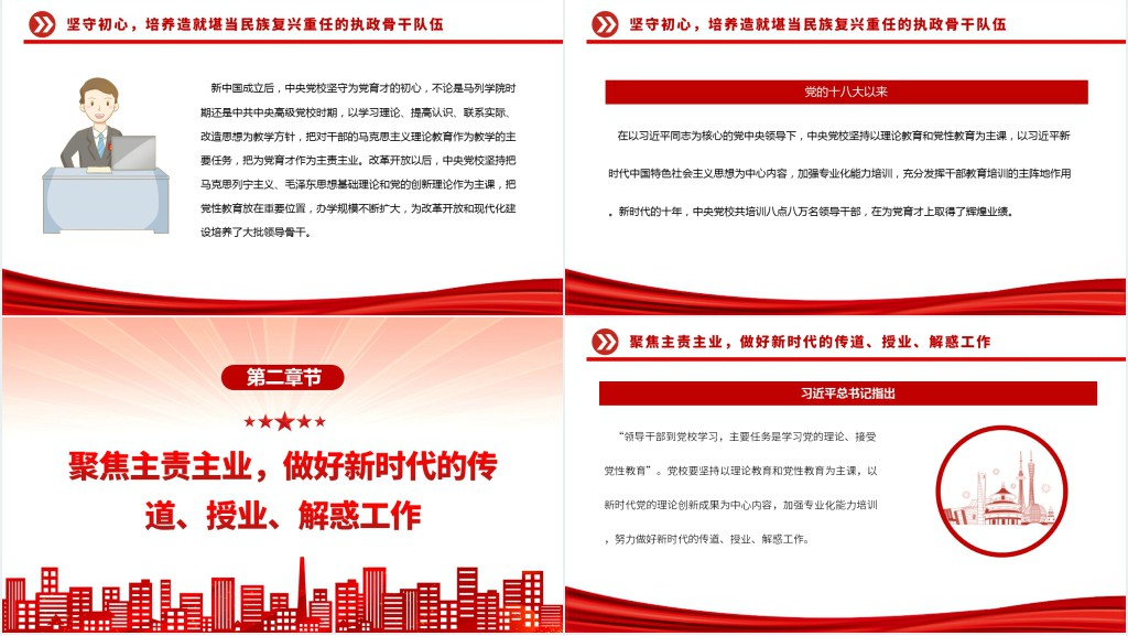 践行好为党育才的党校初心PPT党课 践行好为党育才的党校初心PPT党课