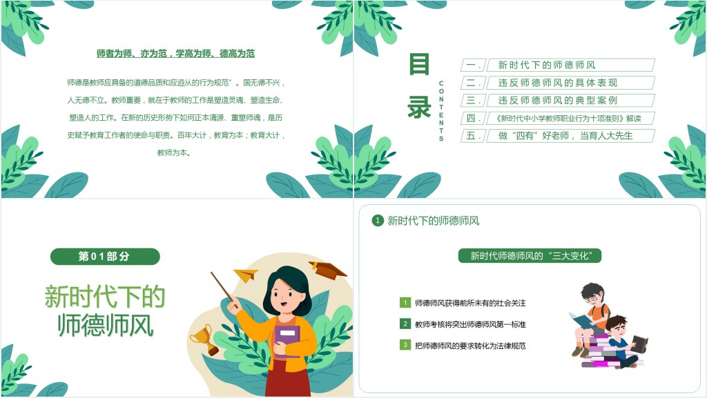 师德师风教育警示大会内容PPT课件 师德师风教育警示大会内容PPT课件